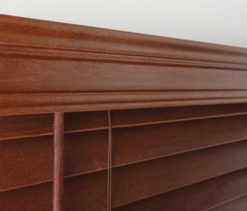 Tradional Valance for faux wood blinds