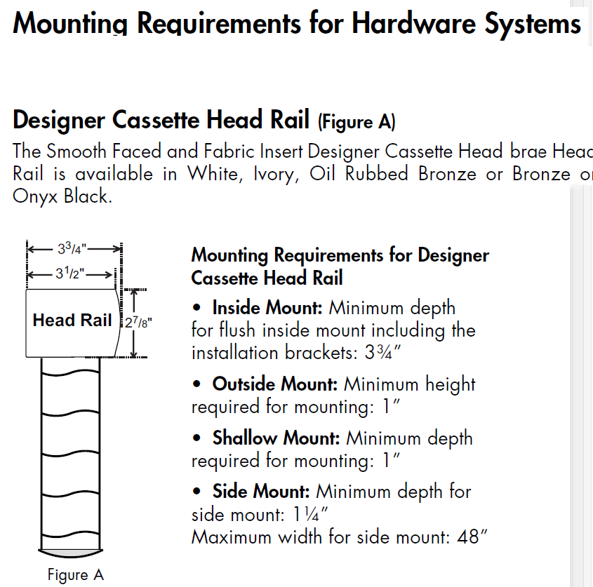 Soft sheer hardware