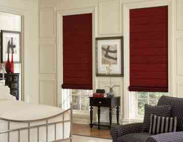 Designer Textures Levolor Roman Shades  Flat Style Light Filtering.- room darkening