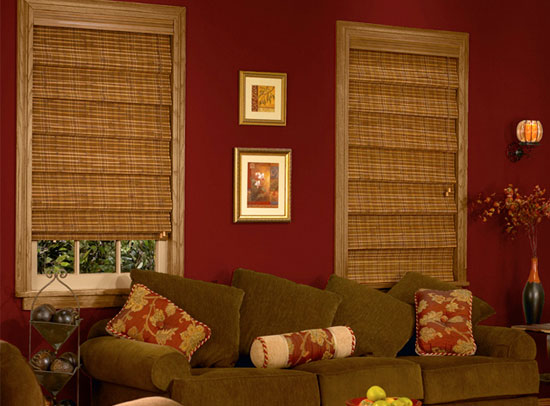 Our Brand Quick Ship Budget Cordless Woven Wood