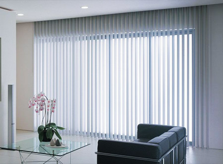 Our Brand MAR 3 1/2 inch Regular Smooth Flat Vinyl Vertical Blind (Blinds Express 4110 Blinds) photo