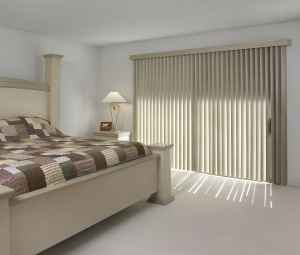 Our Brand MAR 3 1/2 inch Builder Quality Budget Smooth Vinyl Vertical (Blinds Express 4113 Blinds) photo