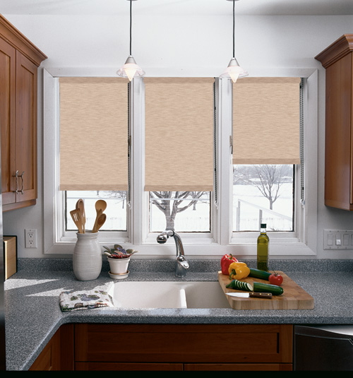 Roller Shades Style Woodland private label.