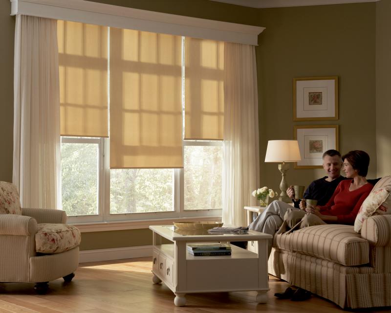 Roller Shades Style Woodland private label.