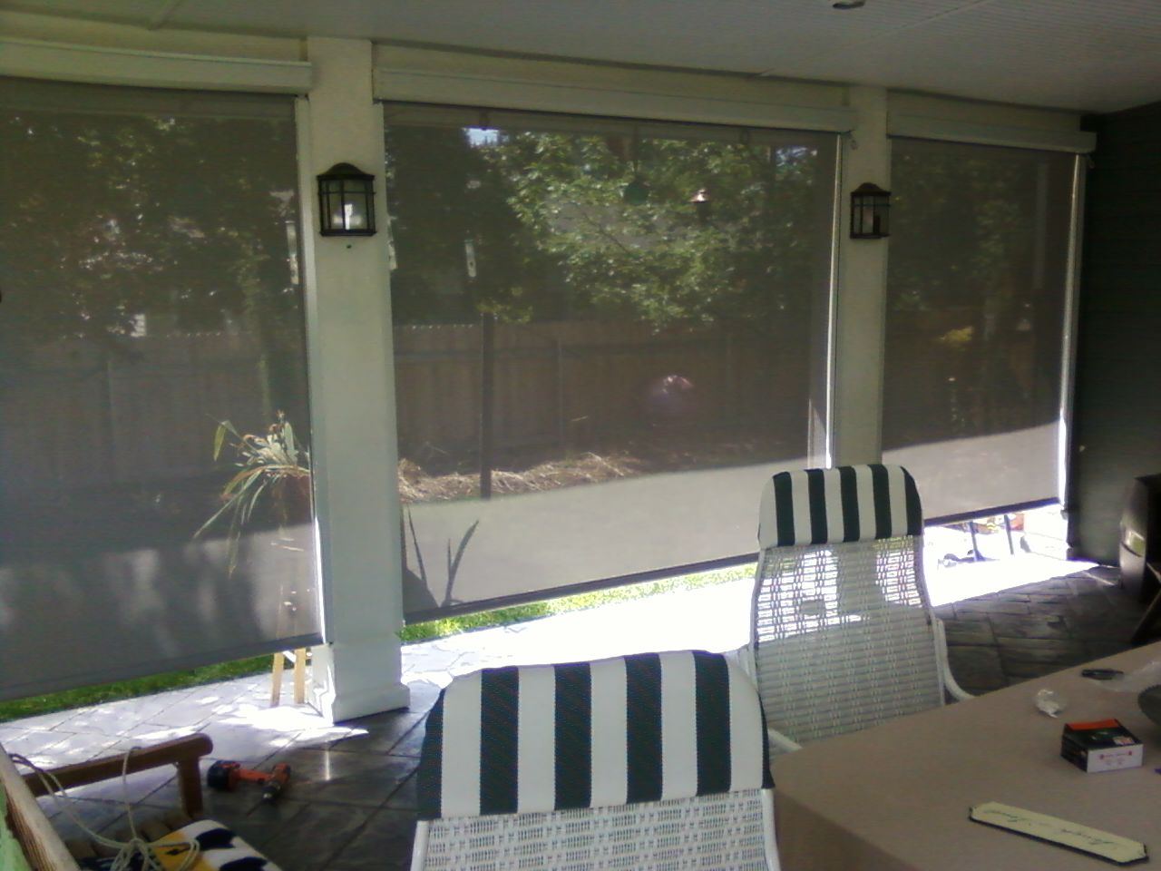 Bali Solar Roller Shades style Lucence is a basic but very tight Solar Shade. Bali Solar Roller Shades style Lucence is a basic but very tight Solar Shade.