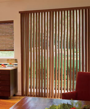 Bali blinds Pembrook S Curved vertical blind collection lives up to its name.
