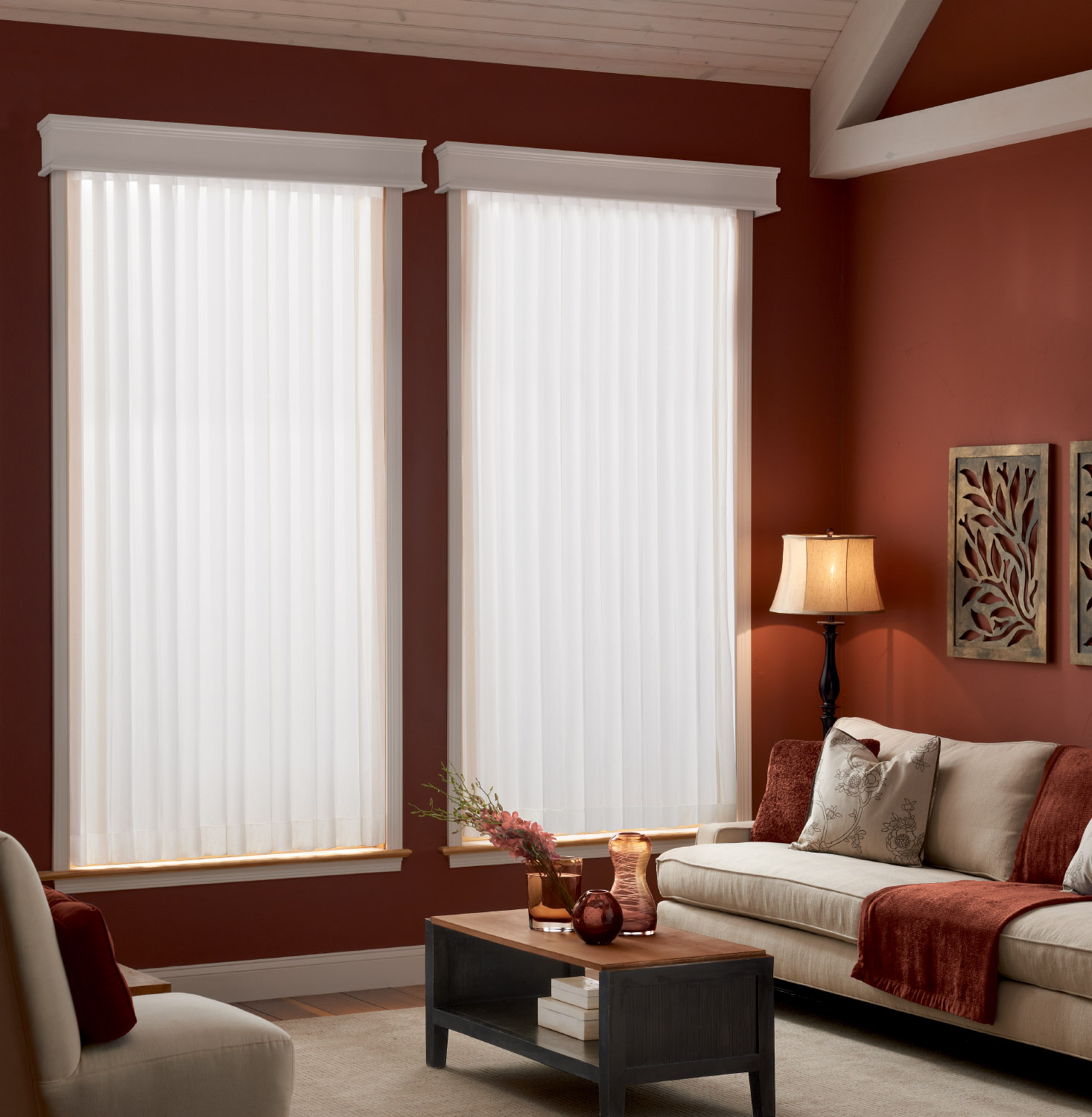 Levolor Perceptions Threaded Sheer Soft Vertical Shade (4610 Blinds) photo