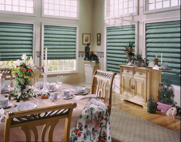 Orion Levolor Roman Shades soft fold sold by www.blindsexpress.com