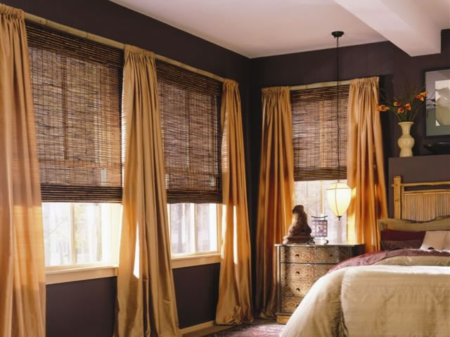 Antigua Style Shade woven wood style by Bali.