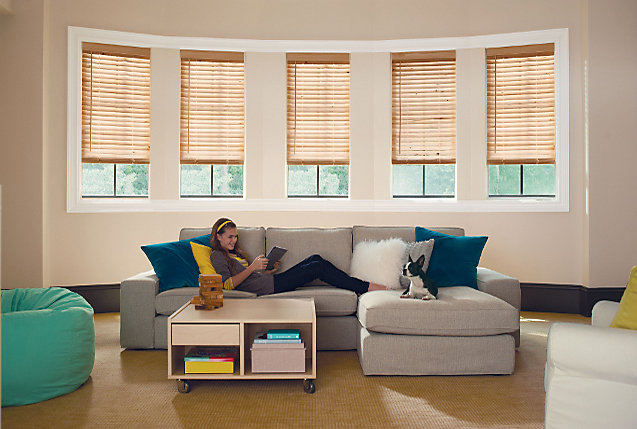 Levolor Wood Blinds: Premium 2 Inch Wood Binds, Available in All Colors