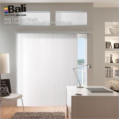 Bali DiamondCell Single Cell 3/4 Inch Cosmopolitan VertiCell (5238 Blinds) photo
