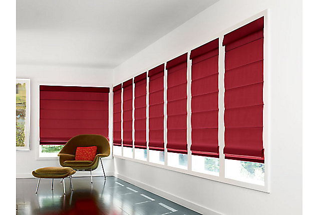 Leo Roman Shades Flat Style by Levolor