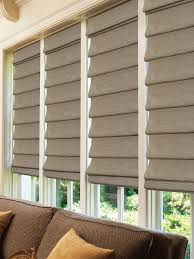 Kingston roman shade by Levolor soft fold