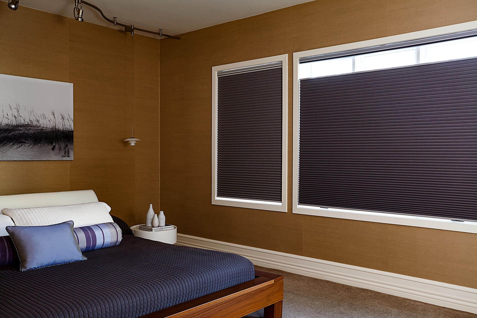 Perfect Room Darkening 3/4 cell shades by Norman