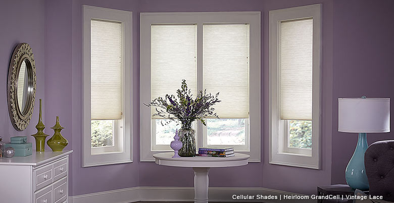 Norm Rustica Decorator Print Light Filtering Cellular Shade (5457 Blinds) photo