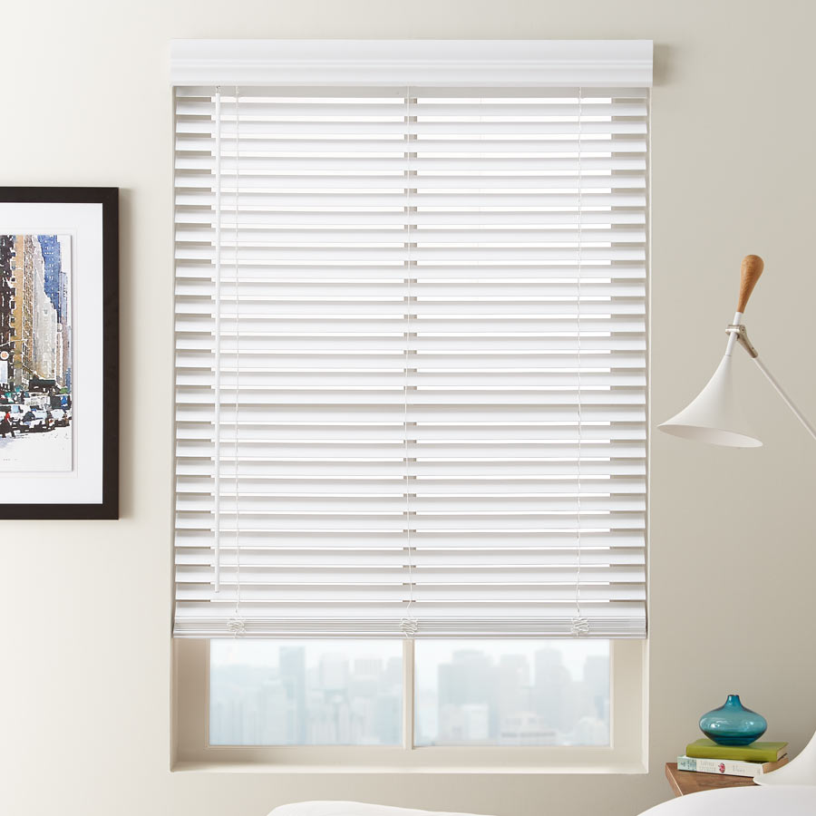 Norm 2 inch Cordless Faux Wood Blinds (5493) photo