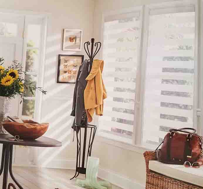 Bali Aloft Sparkle Light Filtering Layered Shade (5618 Blinds) photo