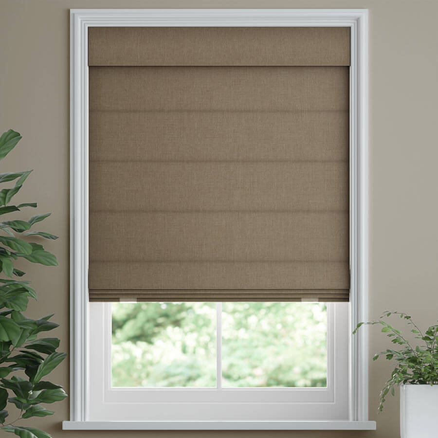 Our Brand PH Fresh Files Flat Roman Shade (Blinds Express 5701 Blinds) photo