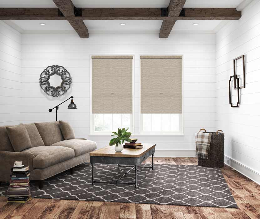 Our Brand Ph Ripple Textured Blackout Roller Shade