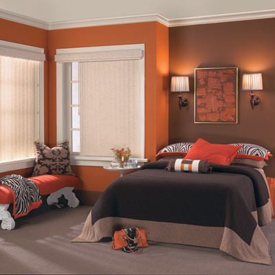 Vertical blinds Wanderlust are all washable vinyl textures.