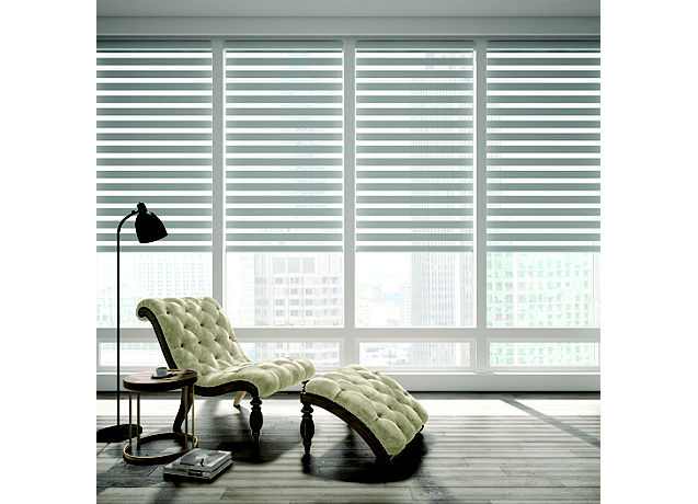 Banded-Levolor-roller Mohave room darkening