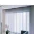 Flat Vinyl vertical blinds with all washable vinyl texture.