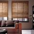 Heavy textured Woven Wood Blinds - Bali Natural Antigua Style Shade