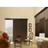 Vertical blinds Mammoth are vinyl and all washable texture.