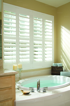 Norman Shutters - Woodlore is the most popular faux wood shutter in the industry.