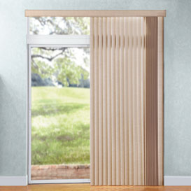 Right stack option for vertical blinds by levolor